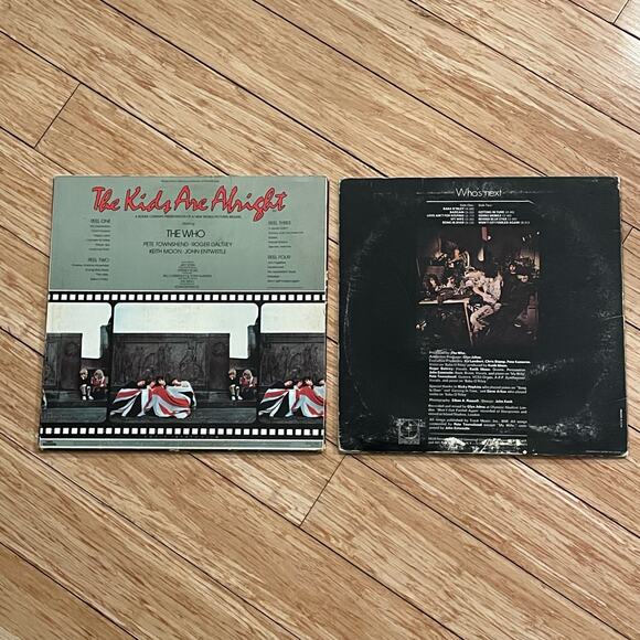 Lot of 2 The Who LPs vintage vinyl records classic rock mod - Picture 2 of 3